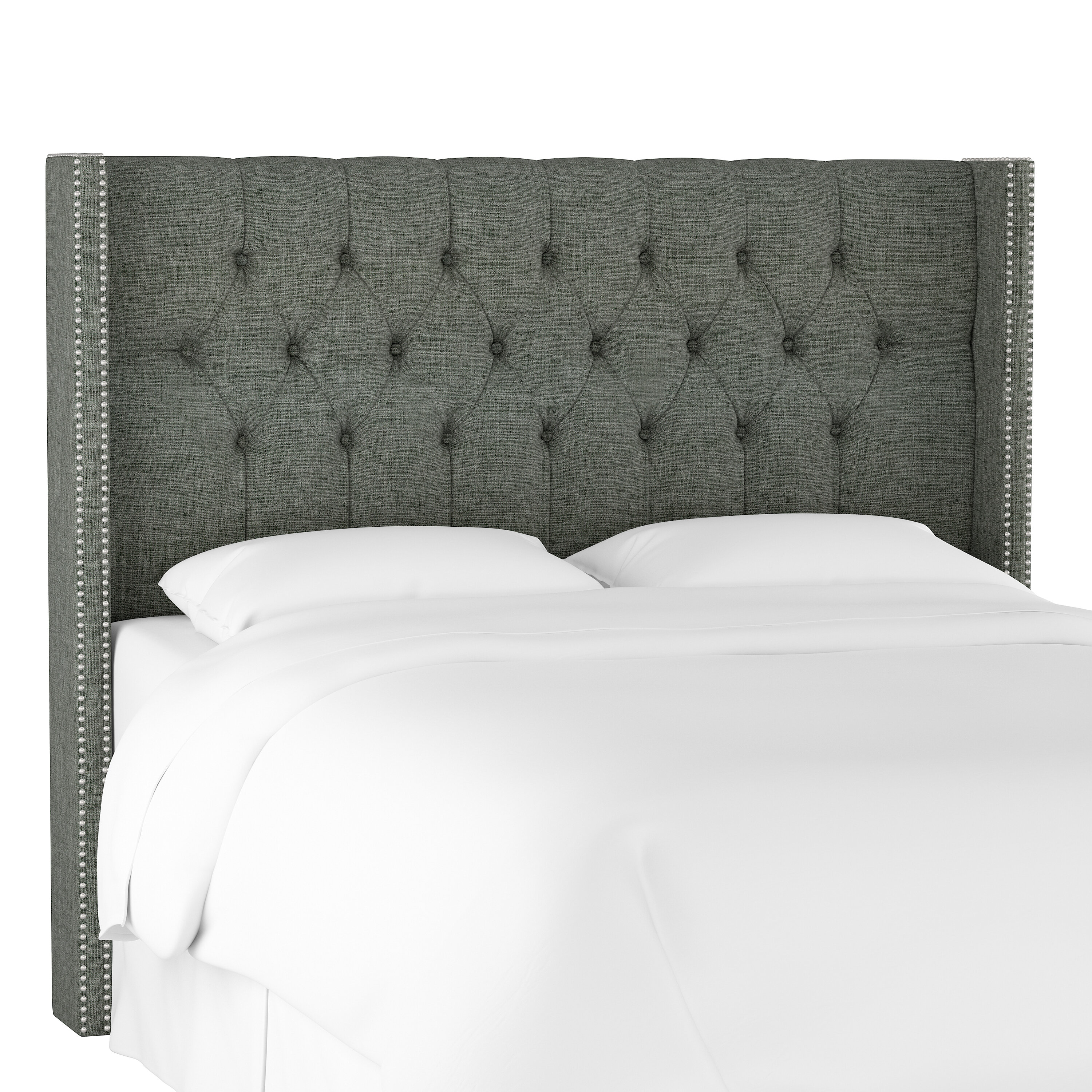 Black Headboard Full / Andenne Queen Full Tufted Upholstered Headboard